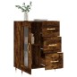 vidaXL Credenza Rovere Fumo 69,5x34x90 cm in Legno Multistrato vidaXL Credenza Rovere Fumo 69,5x34x90 cm in Legno Multistrato