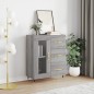 vidaXL Credenza Grigio Sonoma 69,5x34x90 cm in Legno Multistrato vidaXL Credenza Grigio Sonoma 69,5x34x90 cm in Legno Multistrato