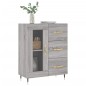 vidaXL Credenza Grigio Sonoma 69,5x34x90 cm in Legno Multistrato vidaXL Credenza Grigio Sonoma 69,5x34x90 cm in Legno Multistrato