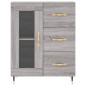 vidaXL Credenza Grigio Sonoma 69,5x34x90 cm in Legno Multistrato vidaXL Credenza Grigio Sonoma 69,5x34x90 cm in Legno Multistrato