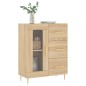 vidaXL Credenza Rovere Sonoma 69,5x34x90 cm in Legno Multistrato vidaXL Credenza Rovere Sonoma 69,5x34x90 cm in Legno Multistrato
