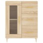 vidaXL Credenza Rovere Sonoma 69,5x34x90 cm in Legno Multistrato vidaXL Credenza Rovere Sonoma 69,5x34x90 cm in Legno Multistrato