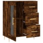 vidaXL Credenza Rovere Fumo 69,5x34x90 cm in Legno Multistrato vidaXL Credenza Rovere Fumo 69,5x34x90 cm in Legno Multistrato