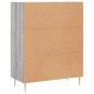 vidaXL Credenza Grigio Sonoma 69,5x34x90 cm in Legno Multistrato vidaXL Credenza Grigio Sonoma 69,5x34x90 cm in Legno Multistrato