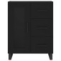 vidaXL Credenza Nera 69,5x34x90 cm in Legno Multistrato vidaXL Credenza Nera 69,5x34x90 cm in Legno Multistrato