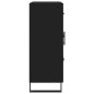 vidaXL Credenza Nera 69,5x34x90 cm in Legno Multistrato vidaXL Credenza Nera 69,5x34x90 cm in Legno Multistrato