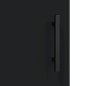 vidaXL Credenza Nera 69,5x34x90 cm in Legno Multistrato vidaXL Credenza Nera 69,5x34x90 cm in Legno Multistrato