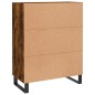 vidaXL Credenza Rovere Fumo 69,5x34x90 cm in Legno Multistrato vidaXL Credenza Rovere Fumo 69,5x34x90 cm in Legno Multistrato