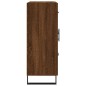 vidaXL Credenza Rovere Marrone 69,5x34x90 cm in Legno Multistrato vidaXL Credenza Rovere Marrone 69,5x34x90 cm in Legno Multistrato