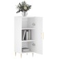vidaXL Credenza Bianca 34,5x34x90 cm in Legno Multistrato vidaXL Credenza Bianca 34,5x34x90 cm in Legno Multistrato