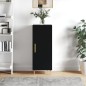vidaXL Credenza Nero 34,5x34x90 cm in Legno Multistrato vidaXL Credenza Nero 34,5x34x90 cm in Legno Multistrato
