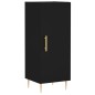vidaXL Credenza Nero 34,5x34x90 cm in Legno Multistrato vidaXL Credenza Nero 34,5x34x90 cm in Legno Multistrato