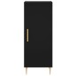 vidaXL Credenza Nero 34,5x34x90 cm in Legno Multistrato vidaXL Credenza Nero 34,5x34x90 cm in Legno Multistrato