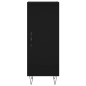 vidaXL Credenza Nero 34,5x34x90 cm in Legno Multistrato vidaXL Credenza Nero 34,5x34x90 cm in Legno Multistrato