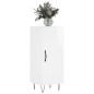 vidaXL Credenza Bianco Lucido 34,5x34x90 cm in Legno Multistrato vidaXL Credenza Bianco Lucido 34,5x34x90 cm in Legno Multistrato
