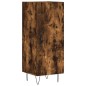 vidaXL Credenza Rovere Fumo 34,5x34x90 cm in Legno Multistrato vidaXL Credenza Rovere Fumo 34,5x34x90 cm in Legno Multistrato