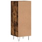 vidaXL Credenza Rovere Fumo 34,5x34x90 cm in Legno Multistrato vidaXL Credenza Rovere Fumo 34,5x34x90 cm in Legno Multistrato