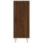 vidaXL Credenza Rovere Marrone 34,5x34x90 cm in Legno Multistrato vidaXL Credenza Rovere Marrone 34,5x34x90 cm in Legno Multistrato