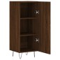 vidaXL Credenza Rovere Marrone 34,5x34x90 cm in Legno Multistrato vidaXL Credenza Rovere Marrone 34,5x34x90 cm in Legno Multistrato