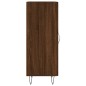 vidaXL Credenza Rovere Marrone 34,5x34x90 cm in Legno Multistrato vidaXL Credenza Rovere Marrone 34,5x34x90 cm in Legno Multistrato