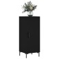 vidaXL Credenza Nero 34,5x34x90 cm in Legno Multistrato vidaXL Credenza Nero 34,5x34x90 cm in Legno Multistrato