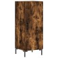 vidaXL Credenza Rovere Fumo 34,5x34x90 cm in Legno Multistrato vidaXL Credenza Rovere Fumo 34,5x34x90 cm in Legno Multistrato