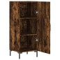 vidaXL Credenza Rovere Fumo 34,5x34x90 cm in Legno Multistrato vidaXL Credenza Rovere Fumo 34,5x34x90 cm in Legno Multistrato