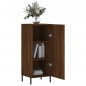 vidaXL Credenza Rovere Marrone 34,5x34x90 cm in Legno Multistrato vidaXL Credenza Rovere Marrone 34,5x34x90 cm in Legno Multistrato