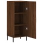 vidaXL Credenza Rovere Marrone 34,5x34x90 cm in Legno Multistrato vidaXL Credenza Rovere Marrone 34,5x34x90 cm in Legno Multistrato