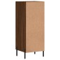 vidaXL Credenza Rovere Marrone 34,5x34x90 cm in Legno Multistrato vidaXL Credenza Rovere Marrone 34,5x34x90 cm in Legno Multistrato