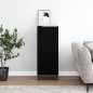 vidaXL Credenza Nero 34,5x34x90 cm in Legno Multistrato vidaXL Credenza Nero 34,5x34x90 cm in Legno Multistrato