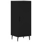 vidaXL Credenza Nero 34,5x34x90 cm in Legno Multistrato vidaXL Credenza Nero 34,5x34x90 cm in Legno Multistrato