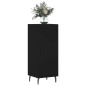 vidaXL Credenza Nero 34,5x34x90 cm in Legno Multistrato vidaXL Credenza Nero 34,5x34x90 cm in Legno Multistrato