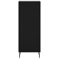 vidaXL Credenza Nero 34,5x34x90 cm in Legno Multistrato vidaXL Credenza Nero 34,5x34x90 cm in Legno Multistrato