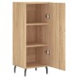 vidaXL Credenza Rovere Sonoma 34,5x34x90 cm in Legno Multistrato vidaXL Credenza Rovere Sonoma 34,5x34x90 cm in Legno Multistrato