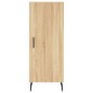 vidaXL Credenza Rovere Sonoma 34,5x34x90 cm in Legno Multistrato vidaXL Credenza Rovere Sonoma 34,5x34x90 cm in Legno Multistrato