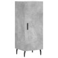 vidaXL Credenza Grigio Cemento 34,5x34x90 cm in Legno Multistrato vidaXL Credenza Grigio Cemento 34,5x34x90 cm in Legno Multistrato