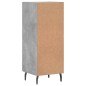 vidaXL Credenza Grigio Cemento 34,5x34x90 cm in Legno Multistrato vidaXL Credenza Grigio Cemento 34,5x34x90 cm in Legno Multistrato