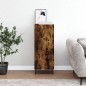 vidaXL Credenza Rovere Fumo 34,5x34x90 cm in Legno Multistrato vidaXL Credenza Rovere Fumo 34,5x34x90 cm in Legno Multistrato