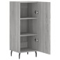 vidaXL Credenza Grigio Sonoma 34,5x34x90 cm in Legno Multistrato vidaXL Credenza Grigio Sonoma 34,5x34x90 cm in Legno Multistrato