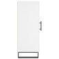 vidaXL Credenza Bianca 34,5x34x90 cm in Legno Multistrato vidaXL Credenza Bianca 34,5x34x90 cm in Legno Multistrato