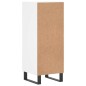 vidaXL Credenza Bianca 34,5x34x90 cm in Legno Multistrato vidaXL Credenza Bianca 34,5x34x90 cm in Legno Multistrato