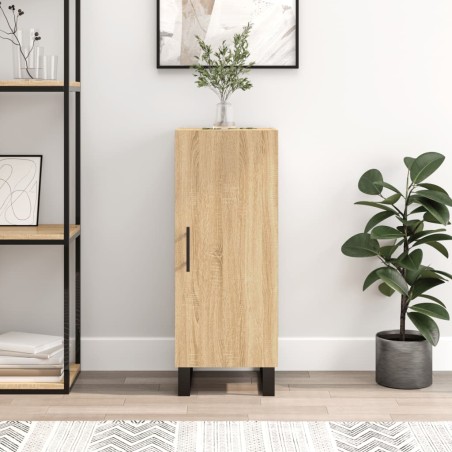 vidaXL Credenza Rovere Sonoma 34,5x34x90 cm in Legno Multistrato