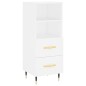 vidaXL Credenza Bianca 34,5x34x90 cm in Legno Multistrato vidaXL Credenza Bianca 34,5x34x90 cm in Legno Multistrato