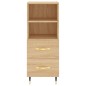 vidaXL Credenza Rovere Sonoma 34,5x34x90 cm in Legno Multistrato vidaXL Credenza Rovere Sonoma 34,5x34x90 cm in Legno Multistrato