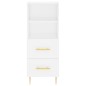 vidaXL Credenza Bianca 34,5x34x90 cm in Legno Multistrato vidaXL Credenza Bianca 34,5x34x90 cm in Legno Multistrato