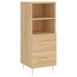 vidaXL Credenza Rovere Sonoma 34,5x34x90 cm in Legno Multistrato vidaXL Credenza Rovere Sonoma 34,5x34x90 cm in Legno Multistrato