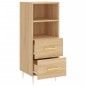 vidaXL Credenza Rovere Sonoma 34,5x34x90 cm in Legno Multistrato vidaXL Credenza Rovere Sonoma 34,5x34x90 cm in Legno Multistrato