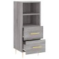 vidaXL Credenza Grigio Sonoma 34,5x34x90 cm in Legno Multistrato vidaXL Credenza Grigio Sonoma 34,5x34x90 cm in Legno Multistrato
