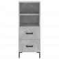 vidaXL Credenza Grigio Cemento 34,5x34x90 cm in Legno Multistrato vidaXL Credenza Grigio Cemento 34,5x34x90 cm in Legno Multistrato